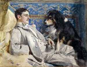 Clarence Barker (gestorben 1896 - amerikanischer Pianist und Komponist), von Anders Leonard Zorn von Anders Leonard Zorn
