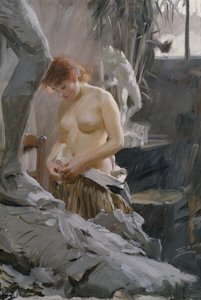 Im Wickstroms Studio von Anders Leonard Zorn