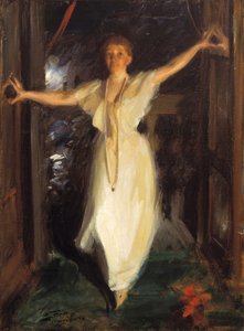 Isabella Stewart Gardner in Venedig, 1894 von Anders Leonard Zorn