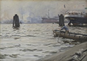 Hafen von Hamburg, 1891 von Anders Leonard Zorn