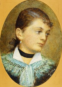 Porträt von Augusta Holzer, 1879
