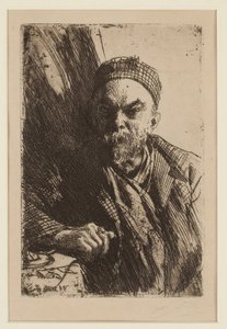 Porträt des Dichters Paul Verlaine (1844-1896)