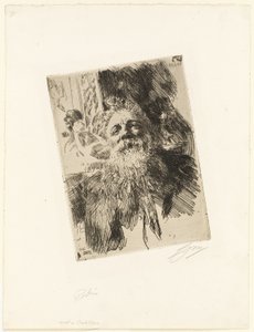 Auguste Rodin von Anders Leonard Zorn