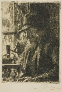 Bosl Anders, Uhrmacher in Mora von Anders Leonard Zorn
