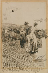 Fischer in St Ives von Anders Zorn