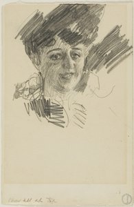 Kopf einer Frau von Anders Zorn