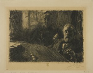 Herr und Frau Fürstenberg von Anders Leonard Zorn