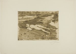 Am Strand von Anders Leonard Zorn