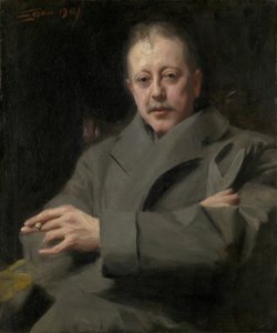 Porträtstudie eines Mannes von Anders Leonard Zorn