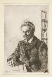 Porträt von August Strindberg von Anders Zorn