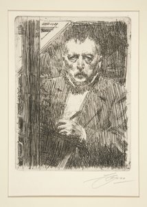 Selbstporträt von Anders Zorn