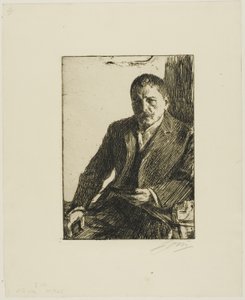 Selbstporträt 1904 II von Anders Leonard Zorn