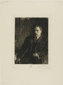 Selbstporträt 1904 I von Anders Leonard Zorn