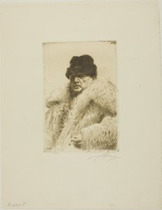 Selbstporträt 1916 von Anders Leonard Zorn