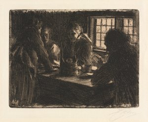 Die Brautjungfer von Anders Leonard Zorn