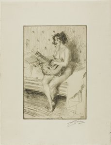 Der Gitarrenspieler von Anders Leonard Zorn