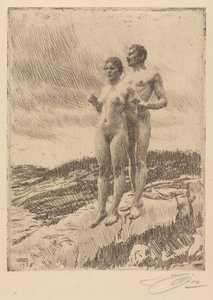 Die Zwei von Anders Leonard Zorn