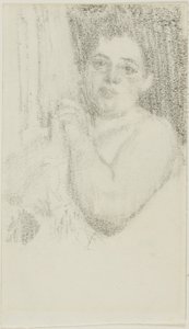 Frau mit gefalteten Händen von Anders Zorn