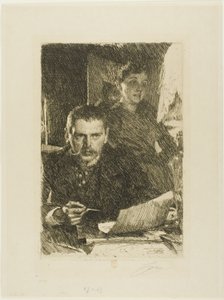 Zorn und seine Frau von Anders Leonard Zorn