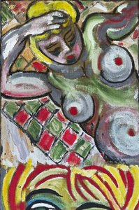 Expressionistischer weiblicher Akt, 2012 von Ando Gilardi