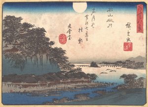 Herbstmond in Ishiyama, 1857