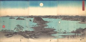Vollmond in Kanazawa, Provinz Musashi