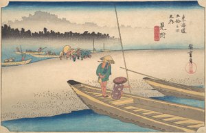 Mitsukei Tenryugawa, ca. 1834 von Ando Hiroshige