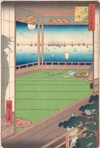 Mondbeobachtungspunkt, 1857 von Ando Hiroshige