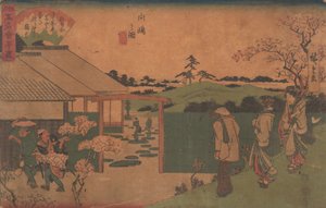 Mukojima no Zu Hira-Iwa, ca. 1840 von Ando Hiroshige