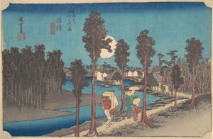 Numazu Ki Kure, ca. 1834 von Ando Hiroshige