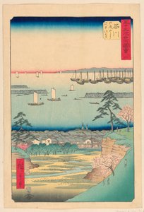 Shinagawa aus der Serie 53 Stationen des Tokaido von Ando Hiroshige