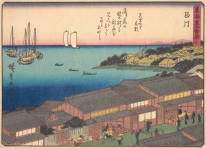 Shinagawa, aus der Serie Die dreiundfünfzig Stationen der Tokaido-Straße, frühes 20. Jahrhundert