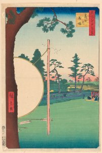 Takata Reitplatz (Takata-no-baba) aus der Serie Einhundert berühmte Ansichten von Edo von Ando Hiroshige