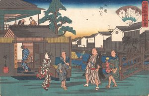 Die Umegawa bei Ryogoku Yanagibashi von Ando Hiroshige