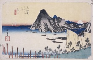 Ein Blick auf Imagiri von Ando or Utagawa Hiroshige