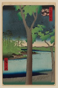 Akasaka Kiribatake von Ando or Utagawa Hiroshige