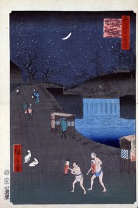 Aoi-Hang außerhalb von Toranomon (Hundert berühmte Ansichten von Edo) von Ando or Utagawa Hiroshige