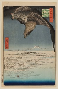 Fukagawa Susaki und Jumantsubo von Ando or Utagawa Hiroshige