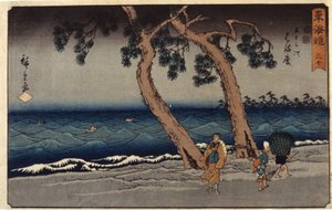 Hamamatsu Station von Ando or Utagawa Hiroshige