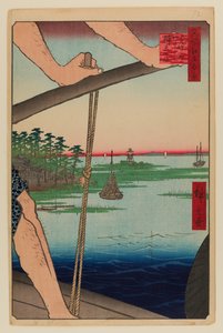 Haneda-Fähre und Benten-Schrein (Haneda no Watashi Benten)