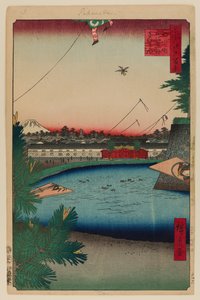 Hibiya und Soto-Sakurada von Yamashita-Cho von Ando or Utagawa Hiroshige