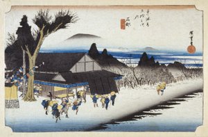 Ishibe von Ando or Utagawa Hiroshige