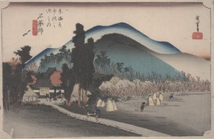 Ishiyakushi-Tempel von Ando or Utagawa Hiroshige