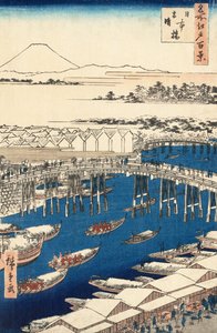 Nihonbashi, Aufklarung nach dem Schnee von Utagawa Hiroshige