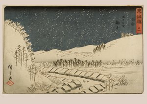 Nr. 21 Mariko, Edo-Zeit von Ando or Utagawa Hiroshige