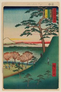 Original Fuji, Meguro von Ando or Utagawa Hiroshige