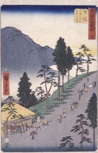 Station 26, Nissaka von Ando or Utagawa Hiroshige