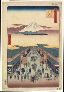 Suruga-chō von Ando or Utagawa Hiroshige