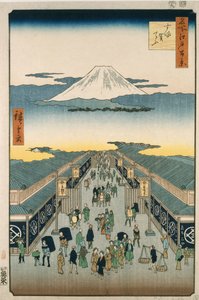Suruga Straße von Ando or Utagawa Hiroshige