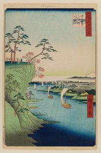 Blick auf Konodai und den Tone-Fluss